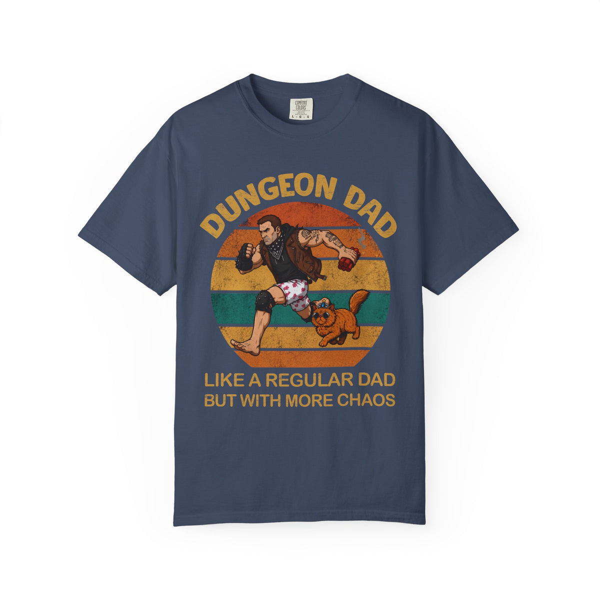 Comfort Colors Dungeon Crawler Carl Fathers Day Shirt, Dungeon Dad T Shirt, DCC Fan Shirts, Funny LitRPG Dad Gift, New Achievement Unlocked