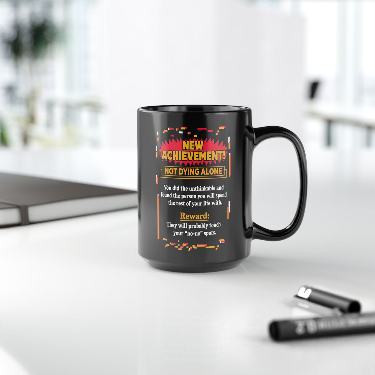 Not Dying Alone, Dungeon Crawler Carl Mug, New Achievement Coffee Mug, Litrpg Lover Gifts, Princess Donut and Mongo Bookish Merch