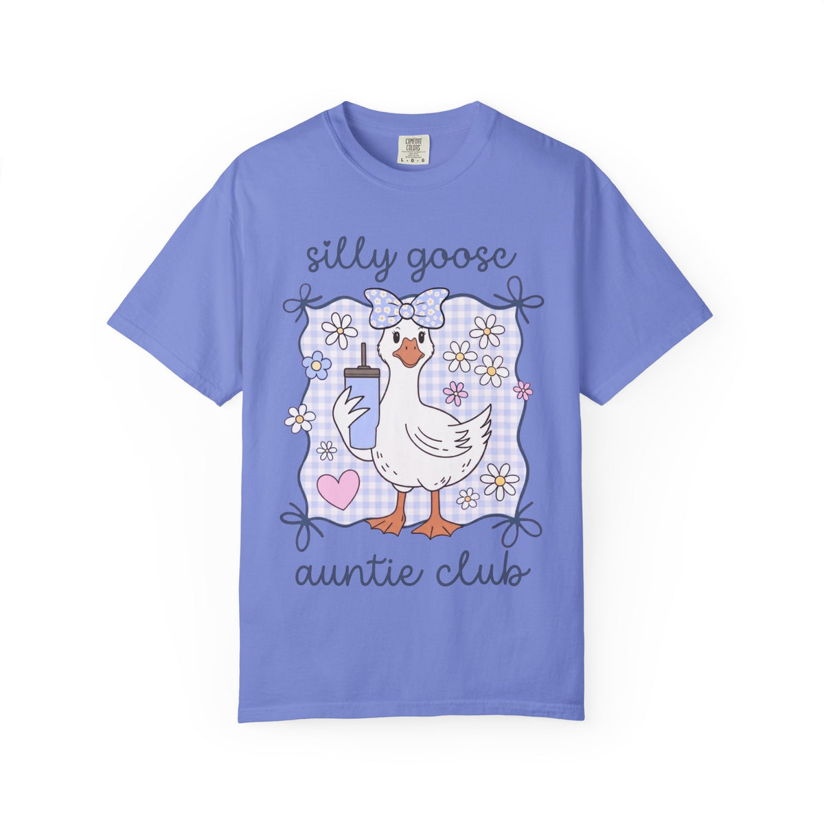 Comfort Colors® Cute Aunt Shirt, Silly Goose Auntie Shirt, New Aunt Gift, Pregnancy Announcement for Sister, Future Aunt Tee