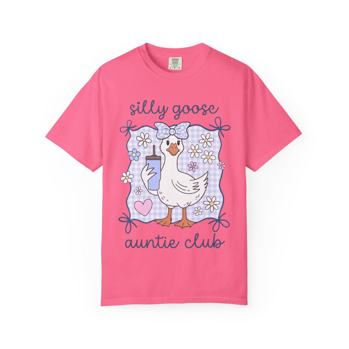 Comfort Colors® Cute Aunt Shirt, Silly Goose Auntie Shirt, New Aunt Gift, Pregnancy Announcement for Sister, Future Aunt Tee
