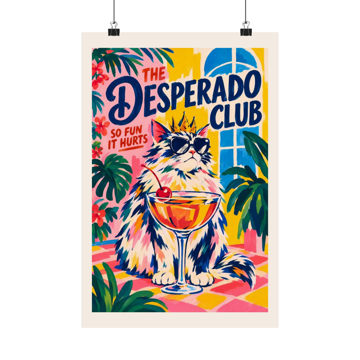 Desperado Club Princess Donut  Matte Vertical Poster, Dungeon Crawler Carl Art, Bookish Gifts, Book Lover Gift, Sci Fi Fantasy Wall Art