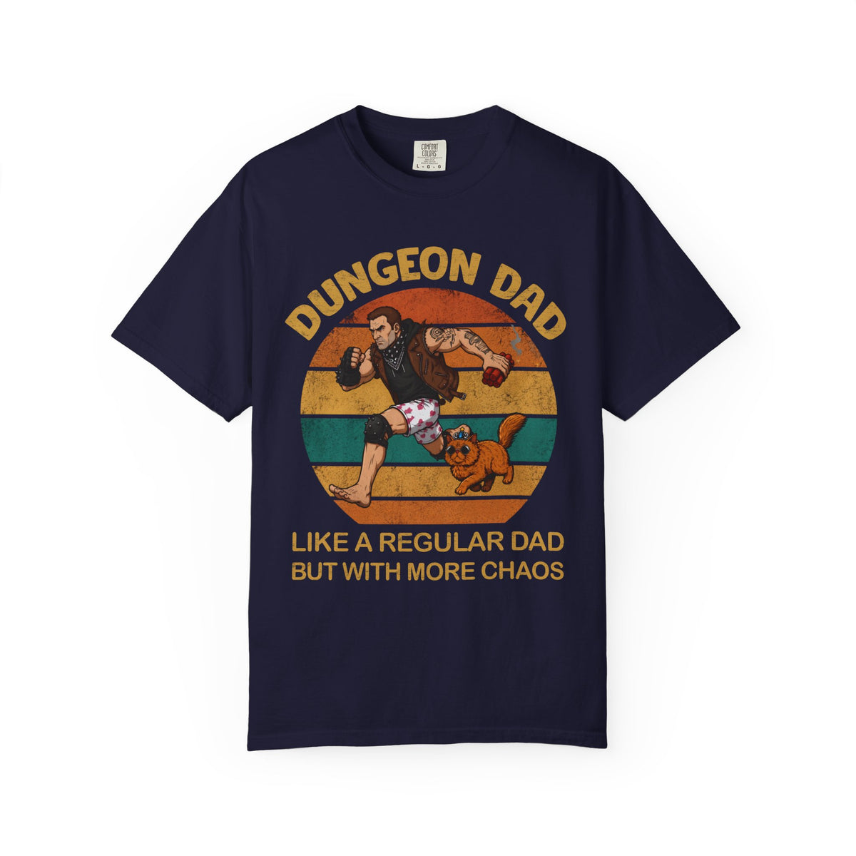 Comfort Colors Dungeon Crawler Carl Fathers Day Shirt, Dungeon Dad T Shirt, DCC Fan Shirts, Funny LitRPG Dad Gift, New Achievement Unlocked