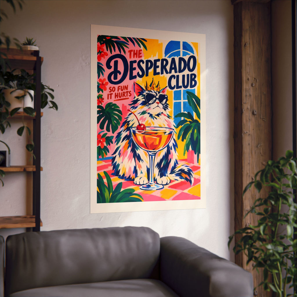 Desperado Club Princess Donut  Matte Vertical Poster, Dungeon Crawler Carl Art, Bookish Gifts, Book Lover Gift, Sci Fi Fantasy Wall Art