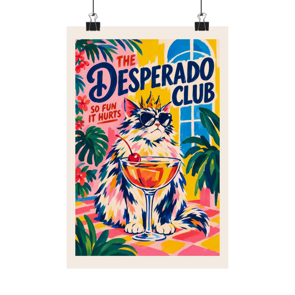 Desperado Club Princess Donut  Matte Vertical Poster, Dungeon Crawler Carl Art, Bookish Gifts, Book Lover Gift, Sci Fi Fantasy Wall Art