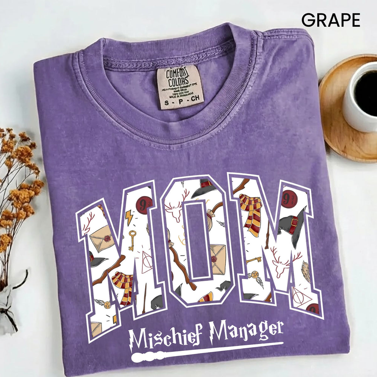 Comfort Colors Wizard Mom Shirt, Fantastic Mom T Shirt, Wizard World Mom Halloween Park Tshirt