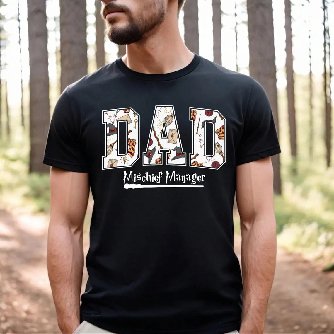 Comfort Colors Wizard Dad Shirt, Fantastic Dad T Shirt, Wizard World Dad Tee Halloween Park Tshirt, Magic Dad Graphic T Shirt