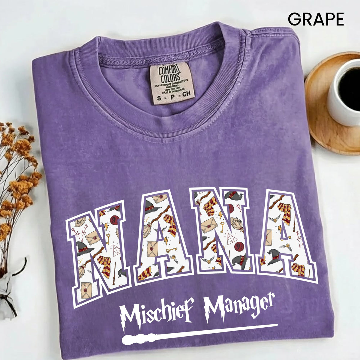 Comfort Colors Wizard Nana Shirt, Fantastic Nana T Shirt, Wizard World Nana Tee Halloween Park Tshirt, Magic Nana Graphic T Shirt