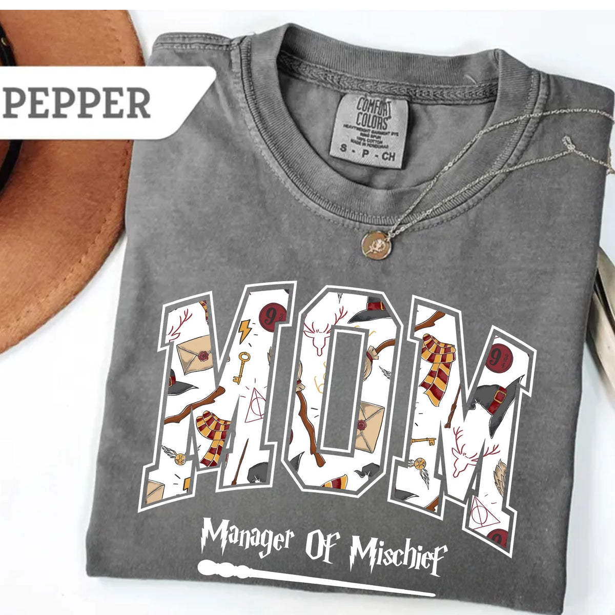 Comfort Colors Wizard Mom Shirt, Manager of Mischief, Fantastic Mom T Shirt, Wizard World Mom Tee, Halloween Park Tshirt, Magic Mama Graphic T Shirt