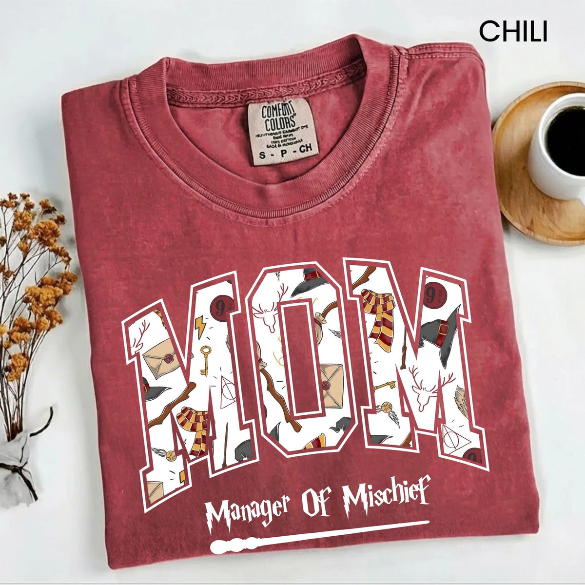 Comfort Colors Wizard Mom Shirt, Manager of Mischief, Fantastic Mom T Shirt, Wizard World Mom Tee, Halloween Park Tshirt, Magic Mama Graphic T Shirt