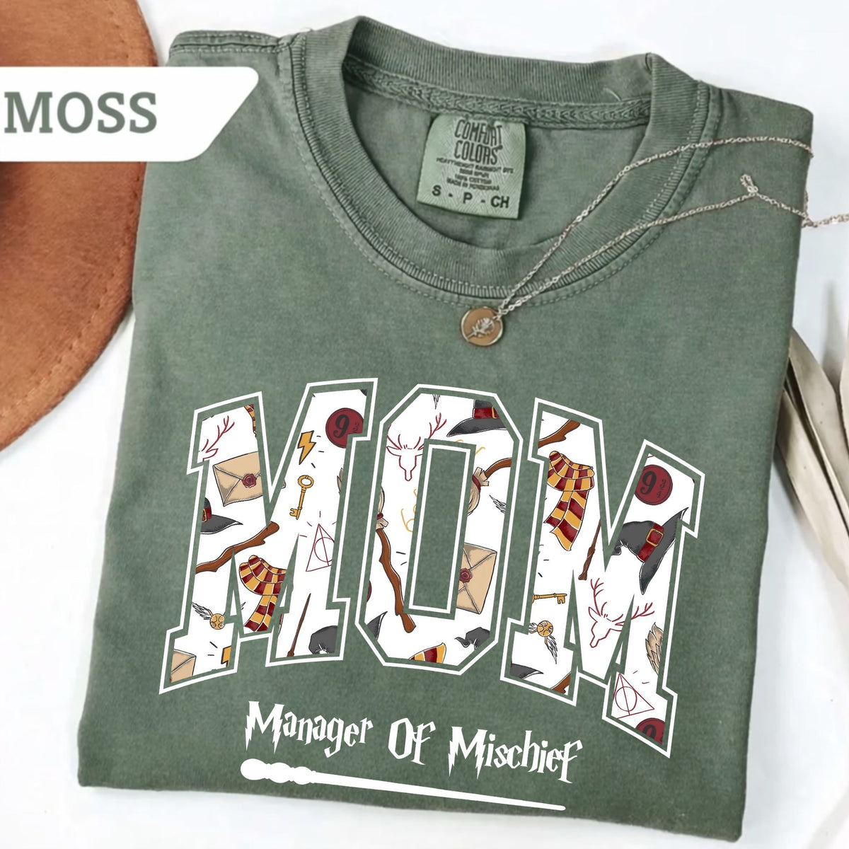Comfort Colors Wizard Mom Shirt, Manager of Mischief, Fantastic Mom T Shirt, Wizard World Mom Tee, Halloween Park Tshirt, Magic Mama Graphic T Shirt