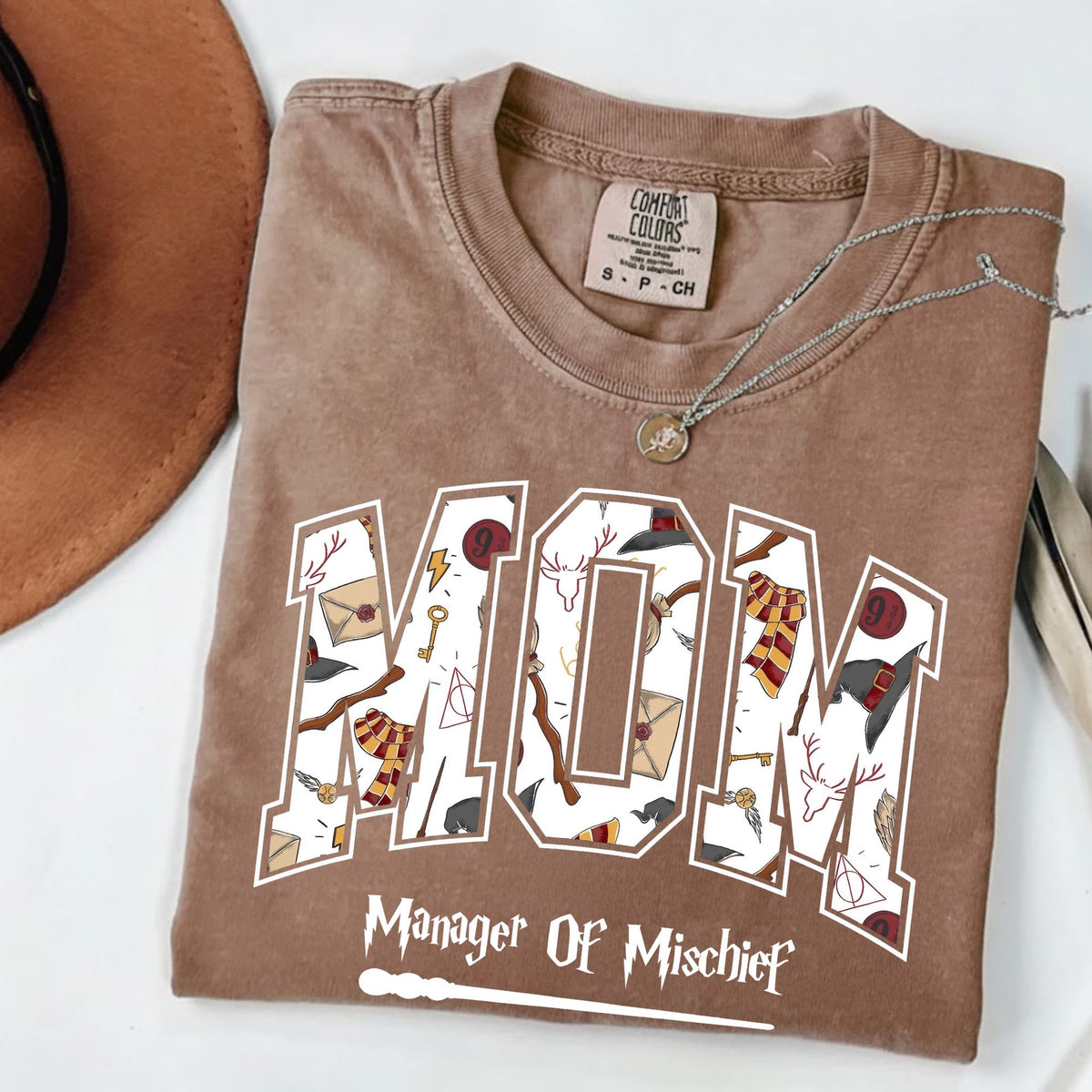 Comfort Colors Wizard Mom Shirt, Manager of Mischief, Fantastic Mom T Shirt, Wizard World Mom Tee, Halloween Park Tshirt, Magic Mama Graphic T Shirt