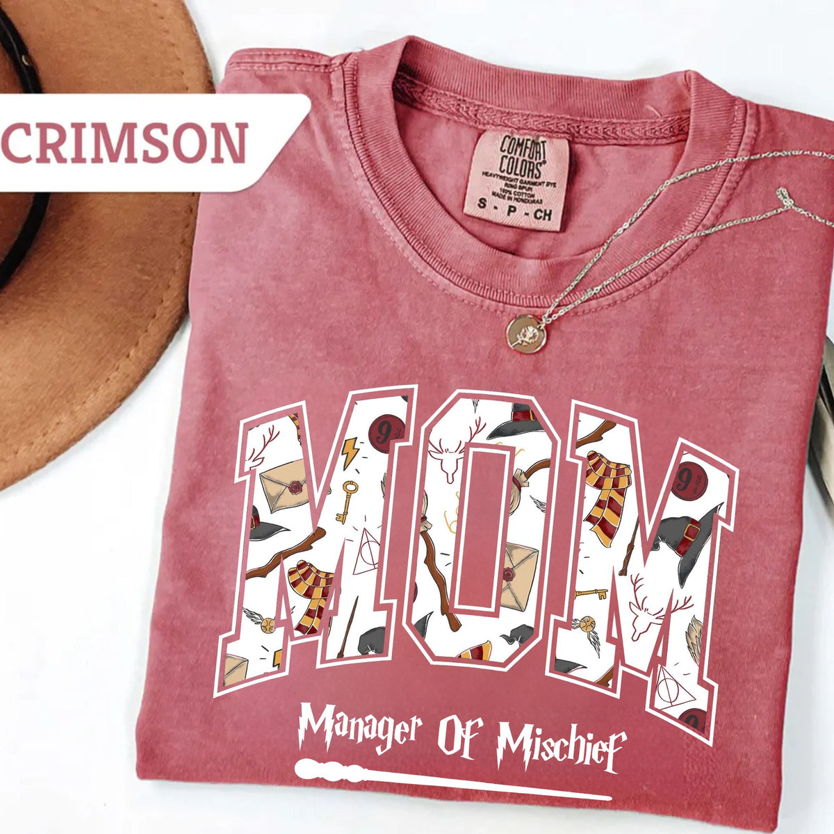 Comfort Colors Wizard Mom Shirt, Manager of Mischief, Fantastic Mom T Shirt, Wizard World Mom Tee, Halloween Park Tshirt, Magic Mama Graphic T Shirt