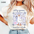 Comfort Colors® Cute Aunt Shirt, Silly Goose Auntie Shirt, New Aunt Gift, Pregnancy Announcement for Sister, Future Aunt Tee