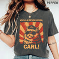 Comfort Colors Viva La Revolución Carl Dungeon Crawler Carl Shirt, Princess Donut Revolucion T-Shirt, LitRPG Gift, Fantasy Booktok Gift