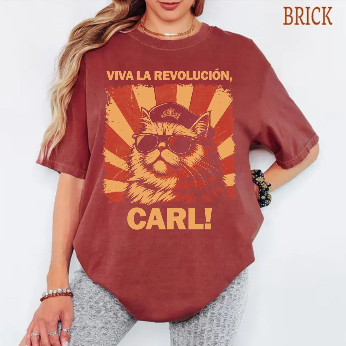 Comfort Colors Viva La Revolución Carl Dungeon Crawler Carl Shirt, Princess Donut Revolucion T-Shirt, LitRPG Gift, Fantasy Booktok Gift