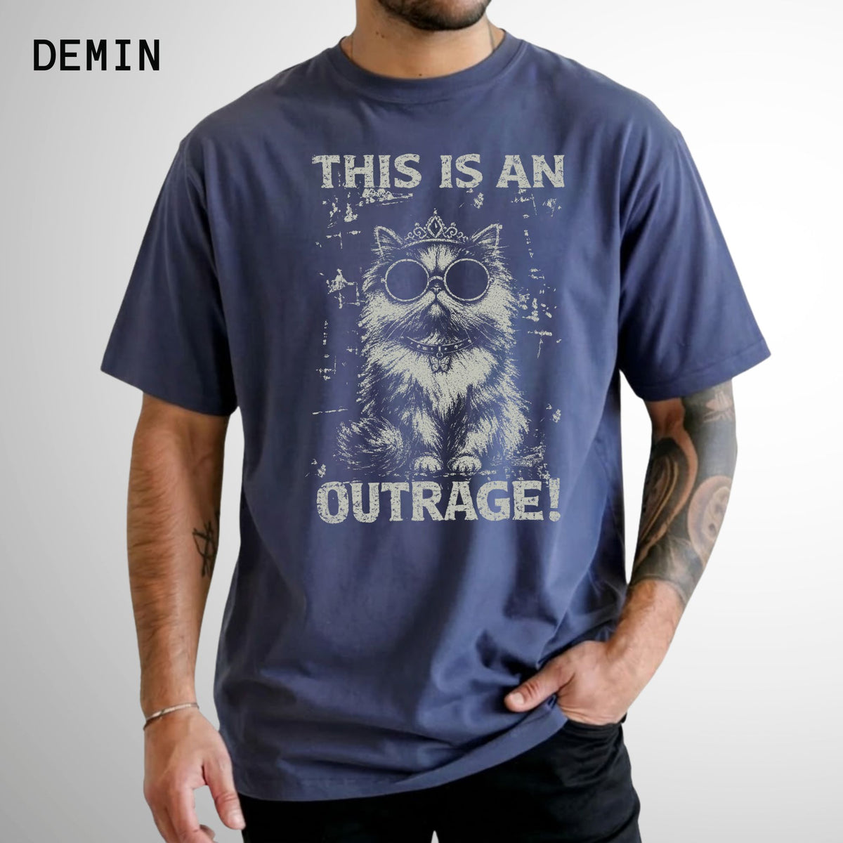 Comfort Colors Vintage This is an OUTRAGE Shirt, Dungeon Crawler Carl T-Shirt, Funny LitRPG Tee, Princess Donut Shirt, Book Lover Gift