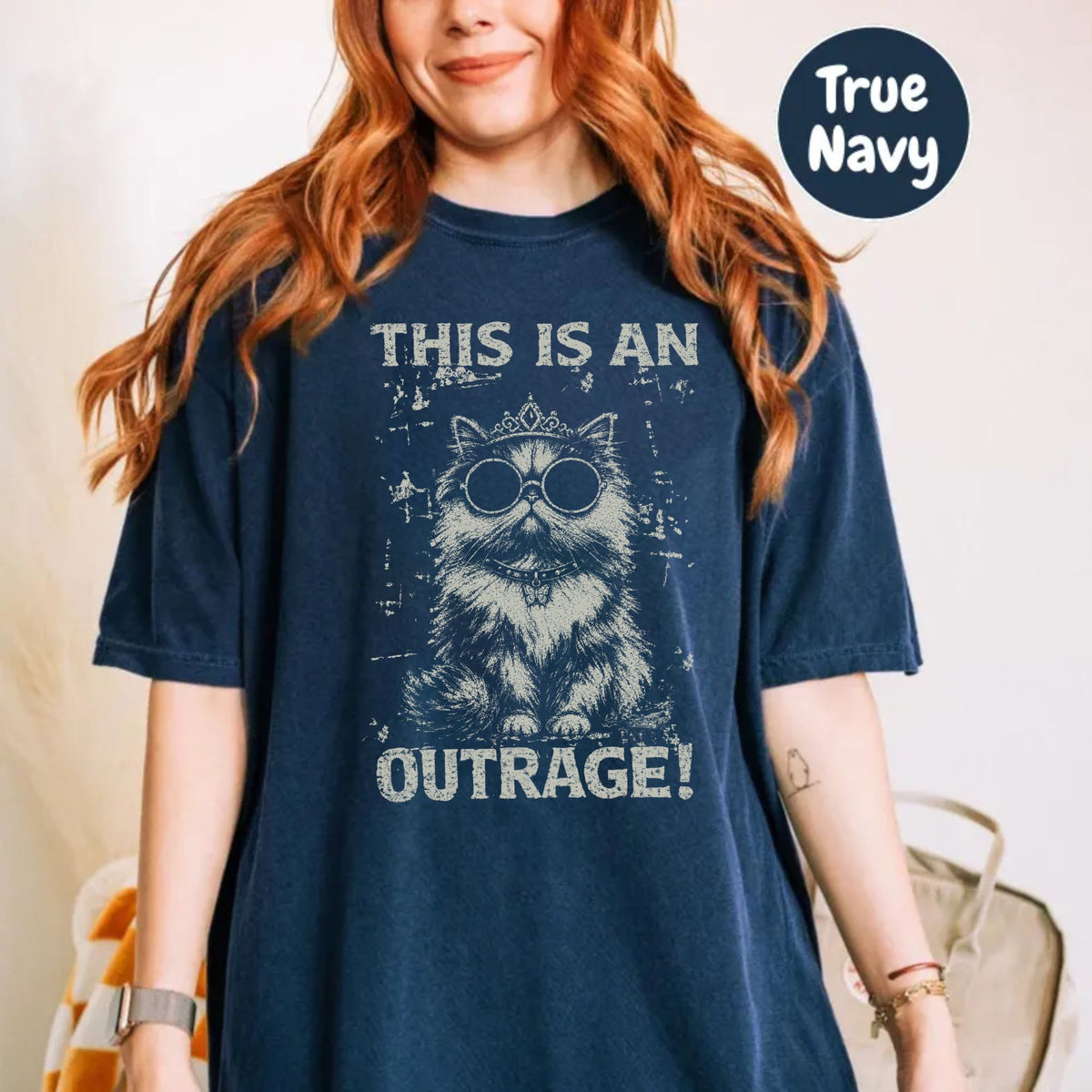 Comfort Colors Vintage This is an OUTRAGE Shirt, Dungeon Crawler Carl T-Shirt, Funny LitRPG Tee, Princess Donut Shirt, Book Lover Gift