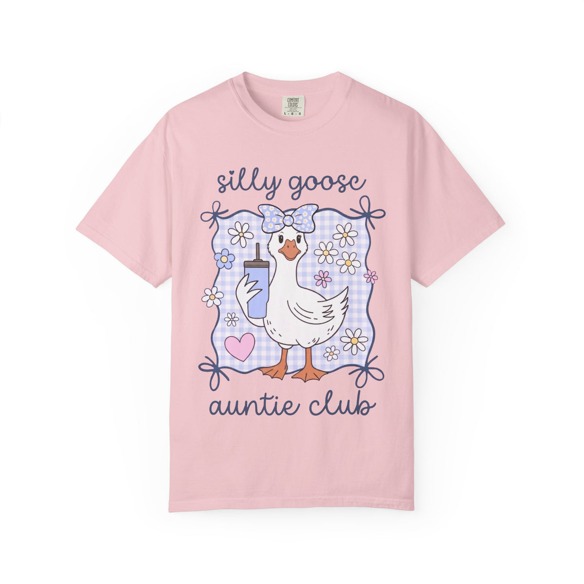 Comfort Colors® Cute Aunt Shirt, Silly Goose Auntie Shirt, New Aunt Gift, Pregnancy Announcement for Sister, Future Aunt Tee