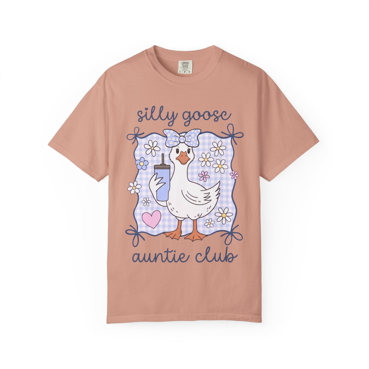 Comfort Colors® Cute Aunt Shirt, Silly Goose Auntie Shirt, New Aunt Gift, Pregnancy Announcement for Sister, Future Aunt Tee