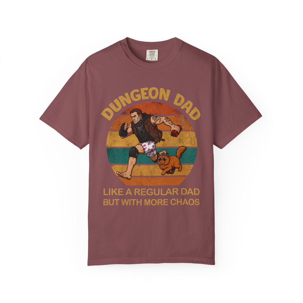 Comfort Colors Dungeon Crawler Carl Fathers Day Shirt, Dungeon Dad T Shirt, DCC Fan Shirts, Funny LitRPG Dad Gift, New Achievement Unlocked