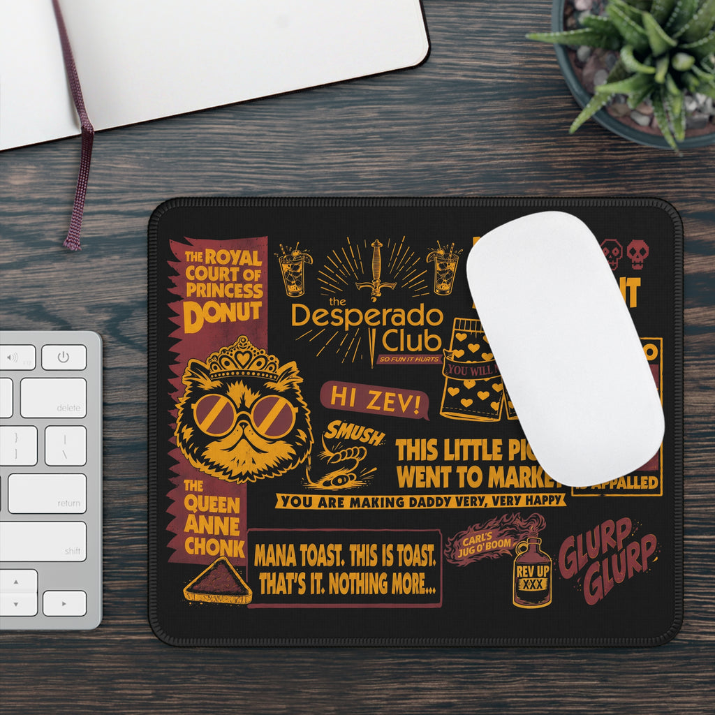 New Achievement Gaming Mouse Pad, Dungeon Crawler Carl Mousepad, Office Accessory, Funny LitRPG Gamer Gift, DCC Fan Gifts